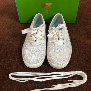 Kate Spade Keds Wedding Cream Glitter